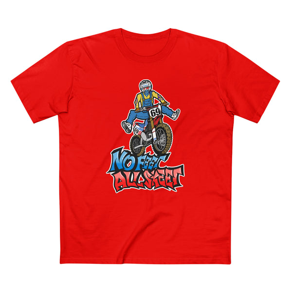 No Feet All Skeet Shirt, Color: Red, Size: S