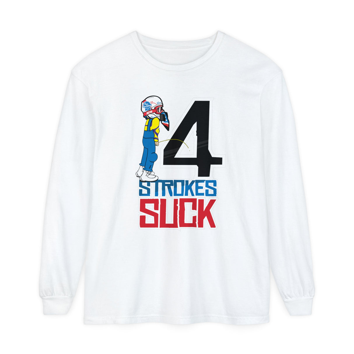 4-Strokes Suck Character Long Sleeve