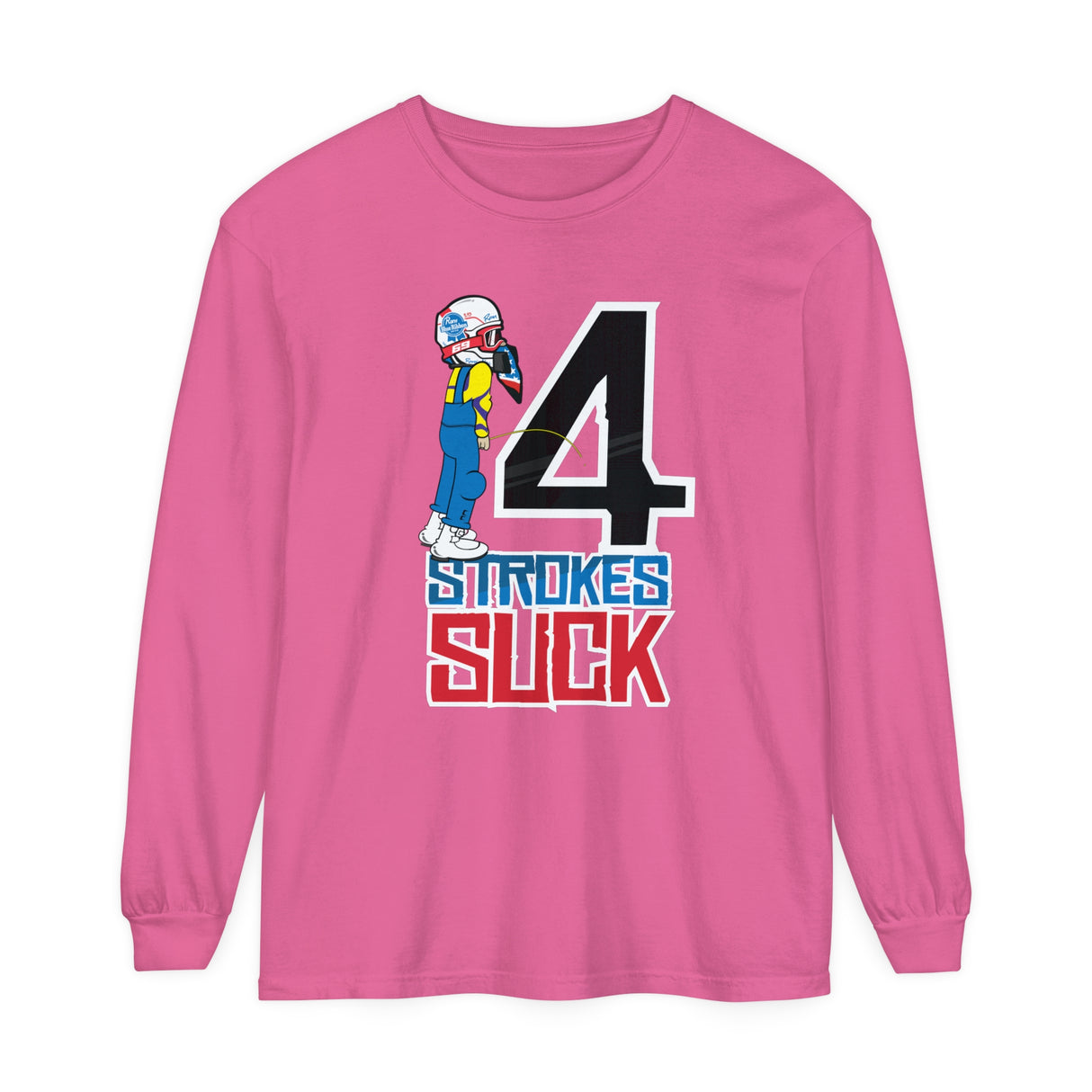 4-Strokes Suck Character Long Sleeve