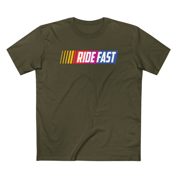 Ride Fast Shirt, Color: Army, Size: S