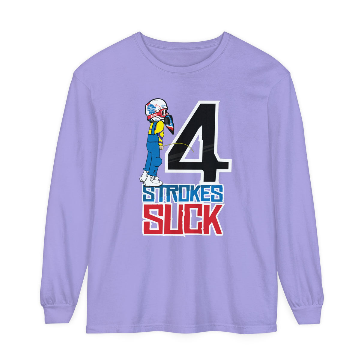 4-Strokes Suck Character Long Sleeve