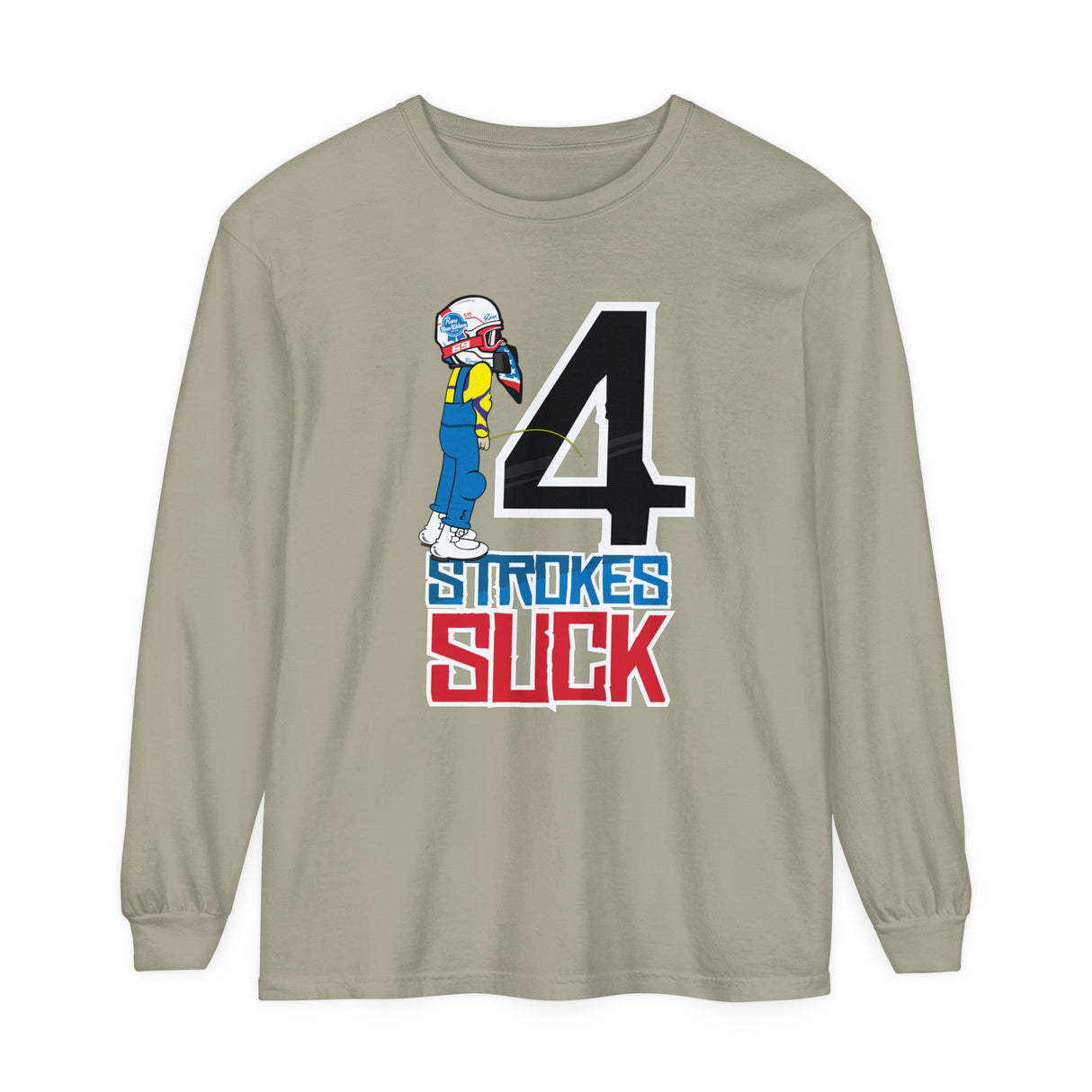 4-Strokes Suck Character Long Sleeve