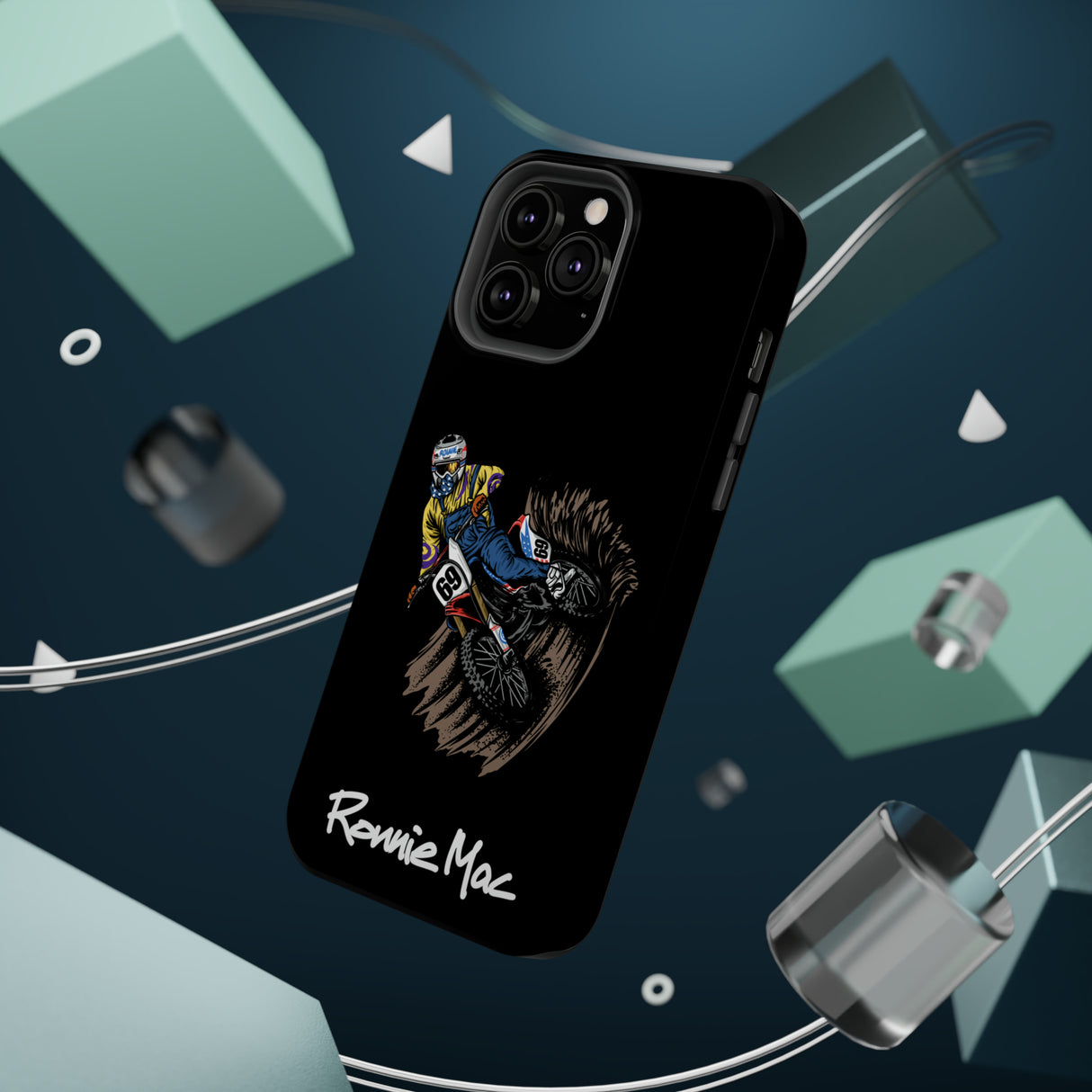 Berm Blast MagSafe Tough Case, Size: iPhone 15, Surface: Glossy