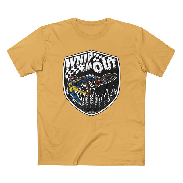 Whip 'Em Out Shirt, Color: Mustard, Size: S