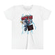 Youth - Air-Wheelie Lightning Eagle Shirt, Color: White, Size: S