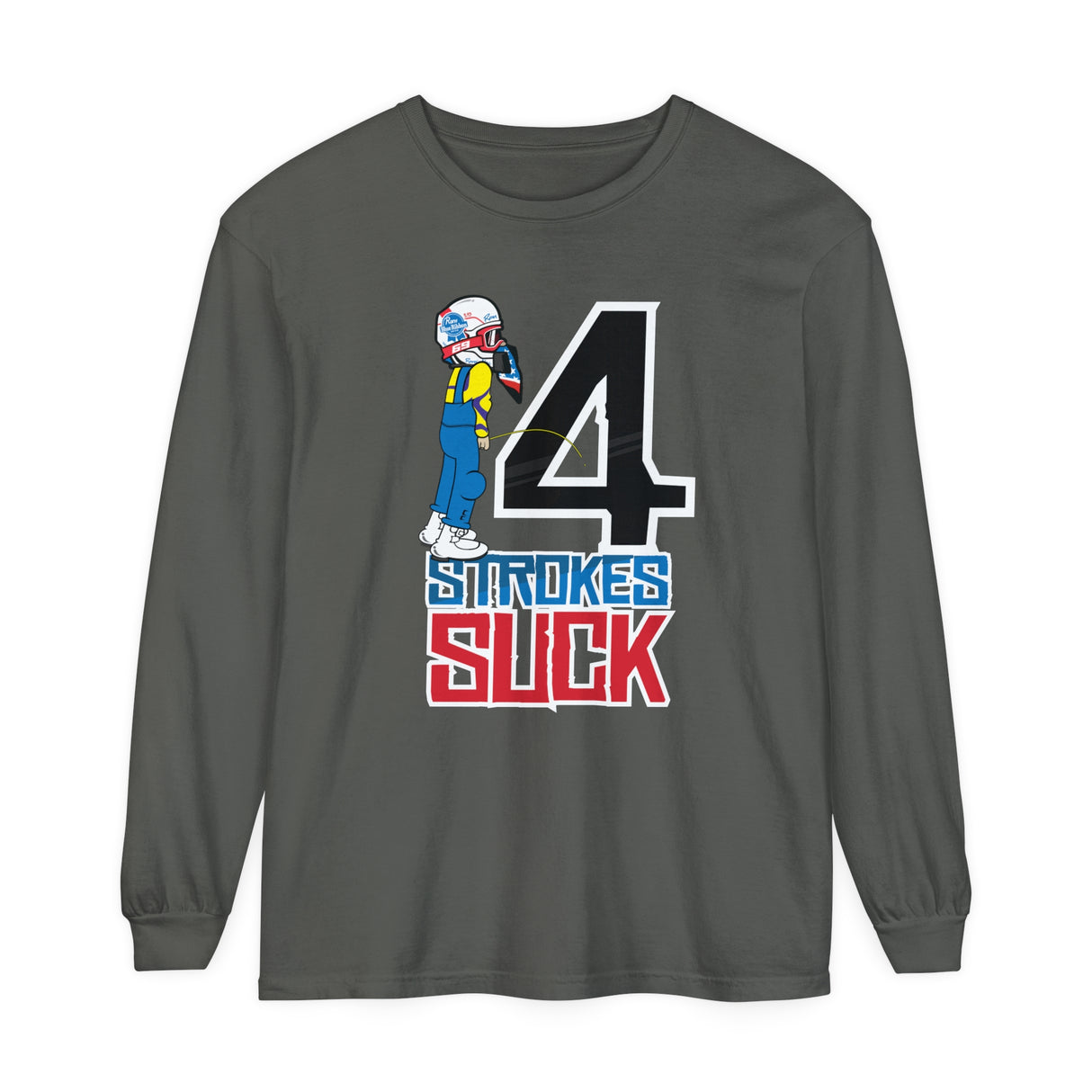 4-Strokes Suck Character Long Sleeve