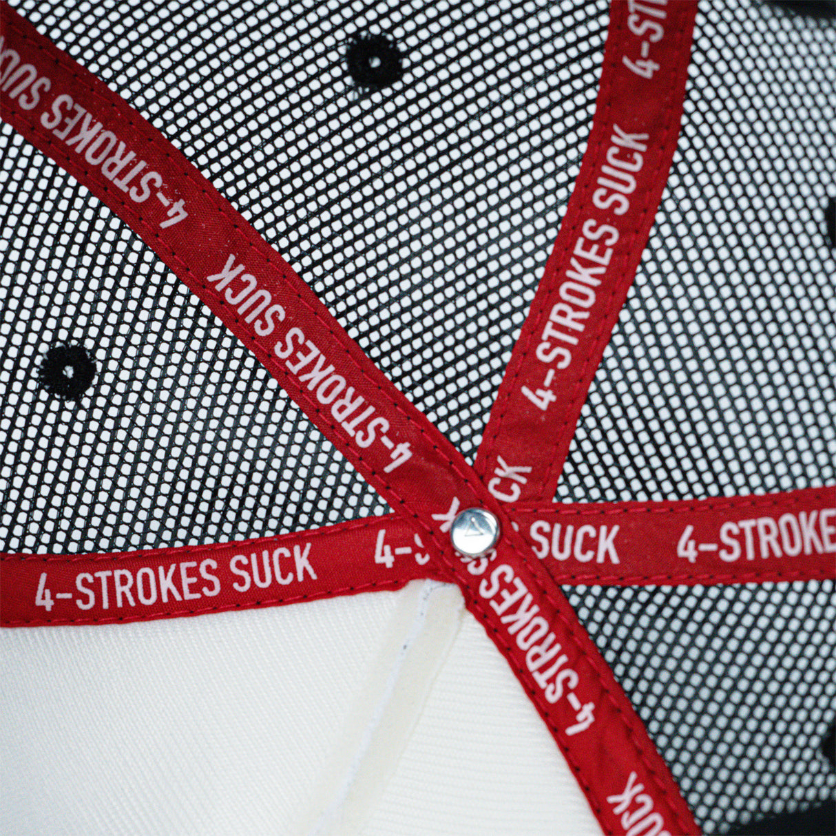 RonnieMac - Crossbones Mesh Hat - 4-Strokes Suck Tape