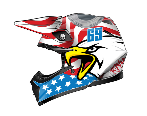 Screamin Eagle Helmet Graphics Kit