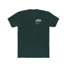 Whip 'Em Out dirt bike stunt shirt by Ronnie Mac 69 in dark green with front graphic design.
