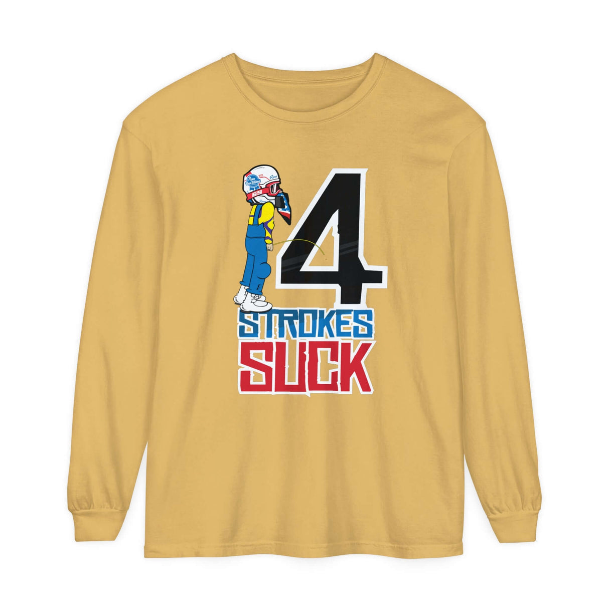 4-Strokes Suck Character Long Sleeve