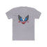 4-Strokes Suck Screamin Eagle graphic t-shirt featuring an eagle design and patriotic colors, perfect for 2-stroke enthusiasts.