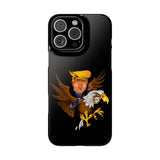 Trump Riding on a Sreamin Eagle Slim Phone Cases