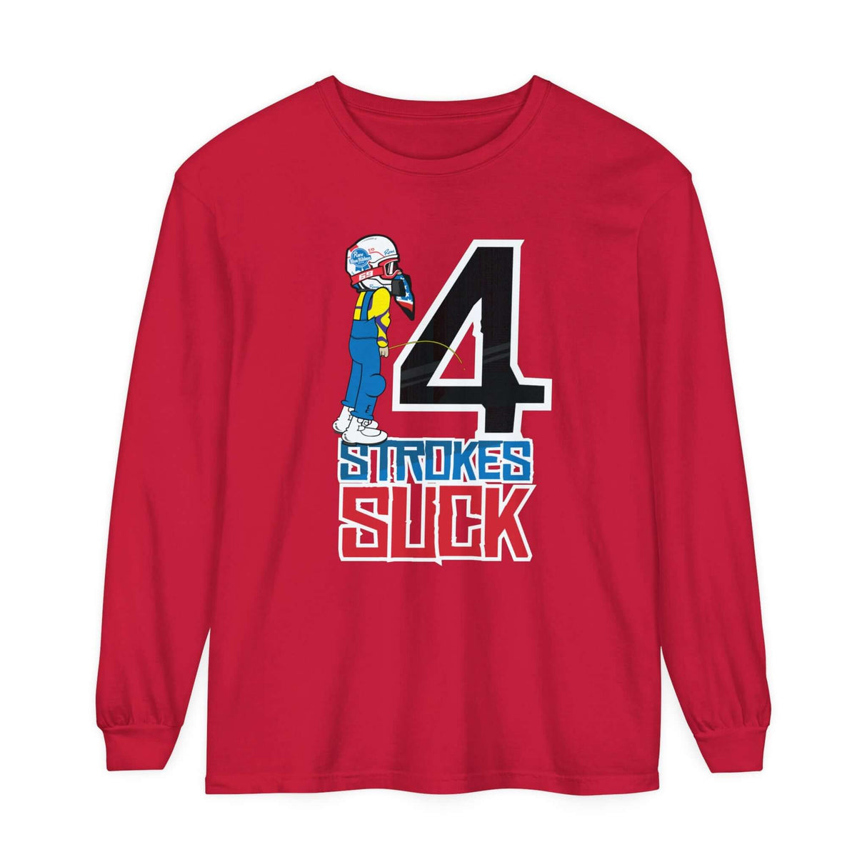 4-Strokes Suck Character Long Sleeve