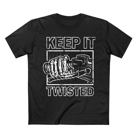 Keep It Twisted Shirt, Color: Black, Size: S