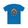 Blue Ronnie Mac Skeleton Shirt with Feathered Hat and American Bandana Design
