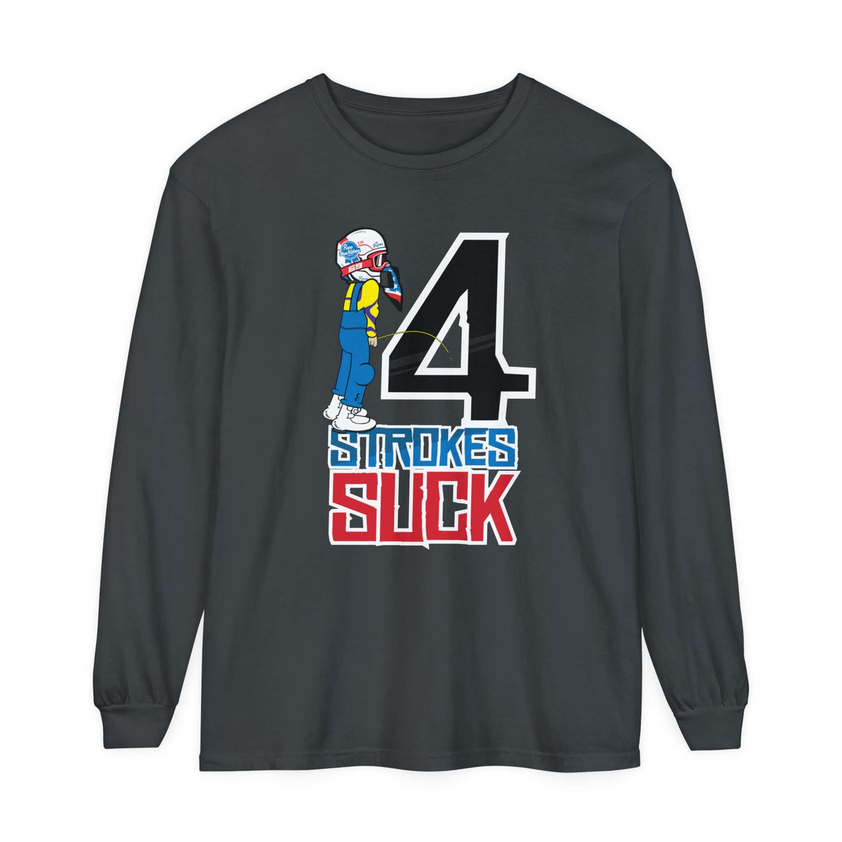 4-Strokes Suck Character Long Sleeve