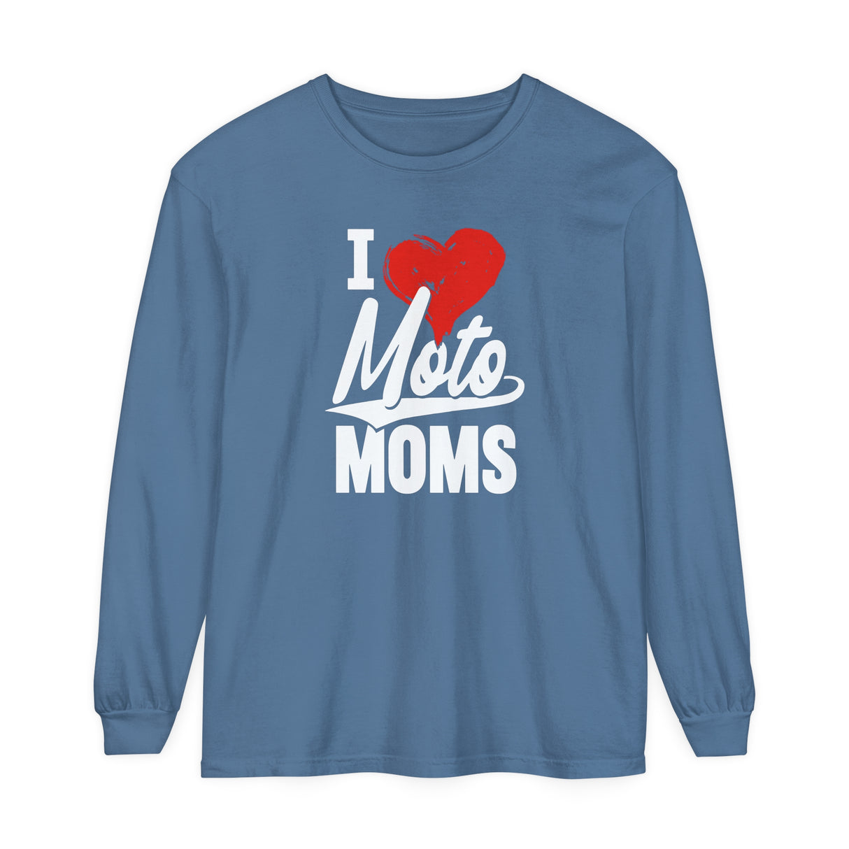 I Heart Moto Moms Long Sleeve