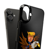 Trump Riding on a Sreamin Eagle Slim Phone Cases