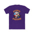 Ronnie MUSTASS T-Shirt with a redneck theme featuring a cartoon character on a purple background