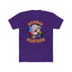 Ronnie MUSTASS T-Shirt with a redneck theme featuring a cartoon character on a purple background