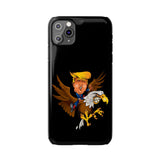 Trump Riding on a Sreamin Eagle Slim Phone Cases