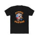 Black Ronnie MUSTASS T-Shirt with character graphic and bold text