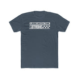 "Lead with the 2-Stroke T-Shirt featuring bold logo, tribute to 2-stroke engine power, motorcycle enthusiast gear"