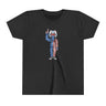 Youth - Merica Character Shirt, Color: Dark Grey Heather, Size: S