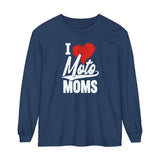 I Heart Moto Moms Long Sleeve