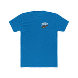 Blue Whip 'Em Out Shirt featuring Ronnie Mac 69 stunt design for dirt bike enthusiasts.
