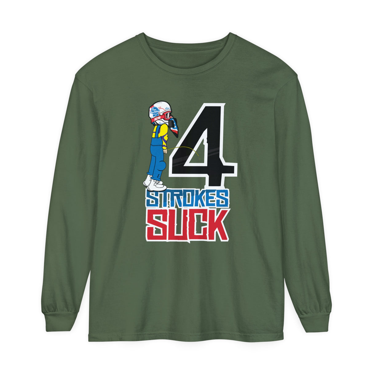 4-Strokes Suck Character Long Sleeve