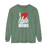 I Heart Moto Moms Long Sleeve