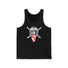 Ronnie Mac Crossbones Helmet Tank Top featuring a bold graphic on a black base for motocross enthusiasts.