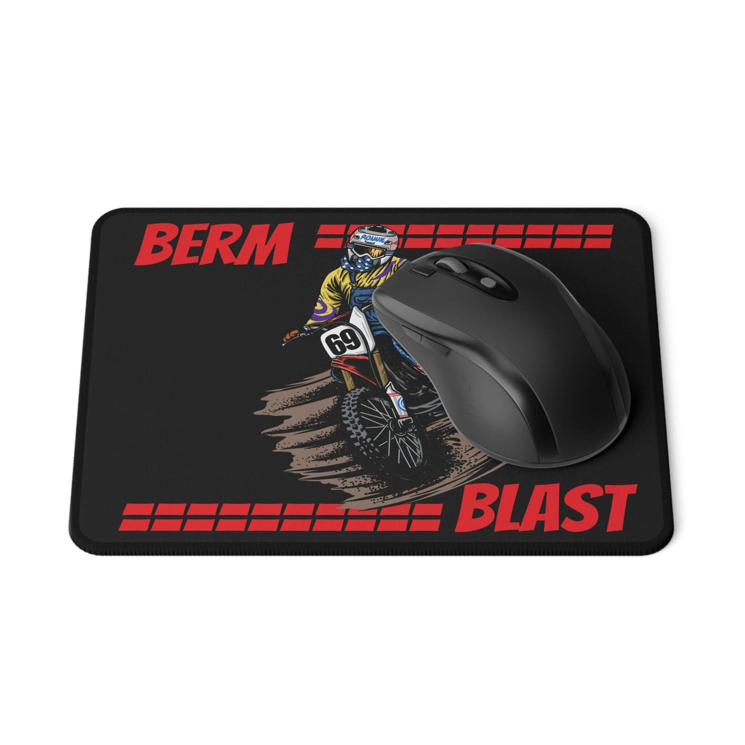 Berm Graphics Berm Blast Non-Slip Gaming Mouse Pad – Ronnie Mac 69