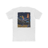 Supercross Mac Nac Shirt featuring a graphic of Ronnie Mac performing a stunt under a night sky.