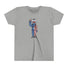 Youth - Merica Character Shirt, Color: Athletic Heather, Size: S