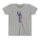 Youth - Merica Character Shirt, Color: Athletic Heather, Size: S