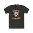 Ronnie MUSTASS Shirt featuring cartoon character with helmet and mustache on black tee
