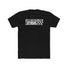 "Lead with the 2-Stroke black t-shirt with bold print for motorbike enthusiasts"