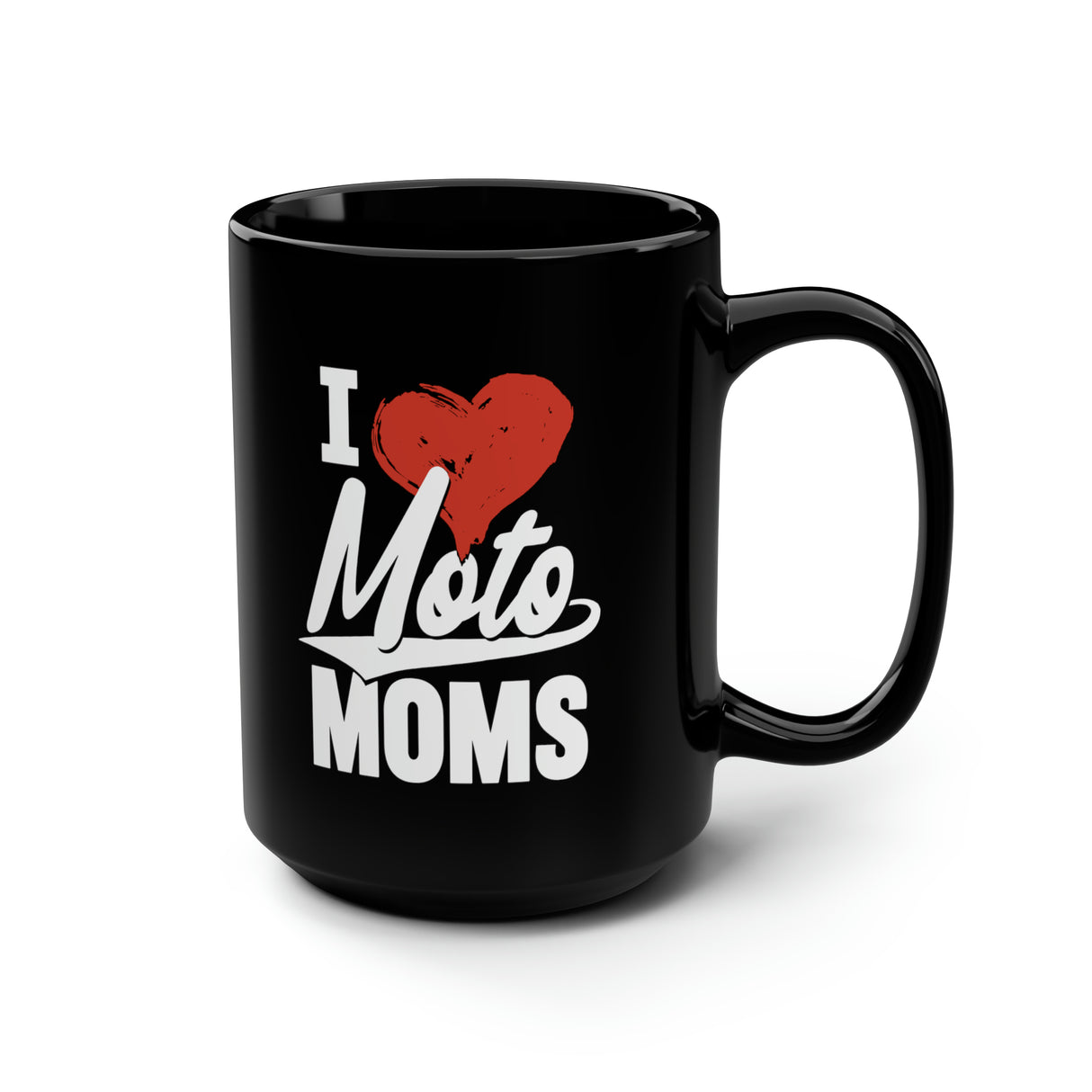 I Heart Moto Moms 15oz Mug