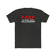 F.A.R.E. To Keep Kids Off 4-Strokes T-Shirt by Ronnie Mac in black with bold red text