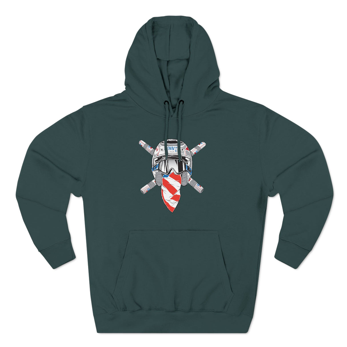 Crossbones Helmet Hoodie