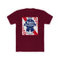Ron's Blue Ribbon Beer shirt featuring vintage logo on a maroon background, celebrating classic beer culture.