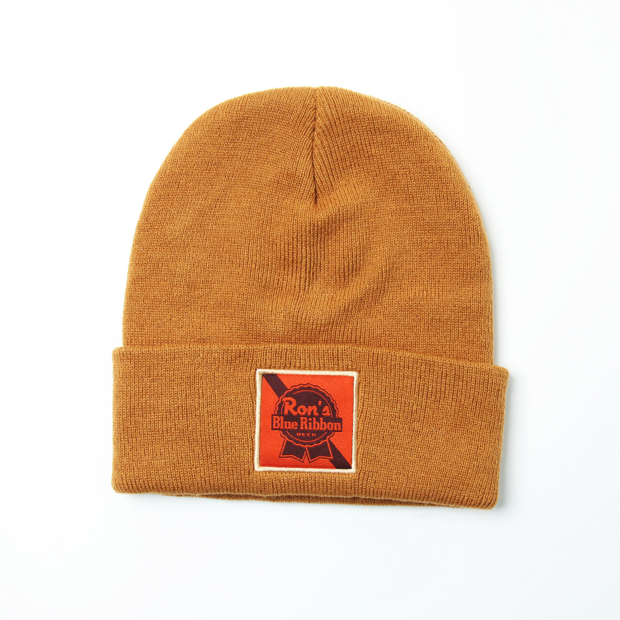 Ron's Blue Ribbon Beer Brown Beanie