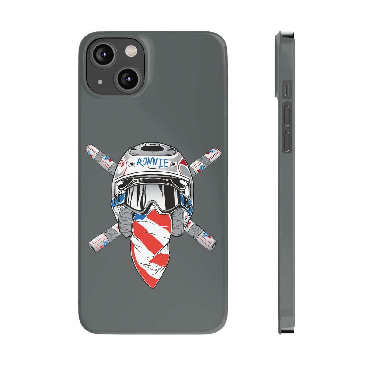 Crossbones Slim Phone Case, Size: iPhone 14 Plus,