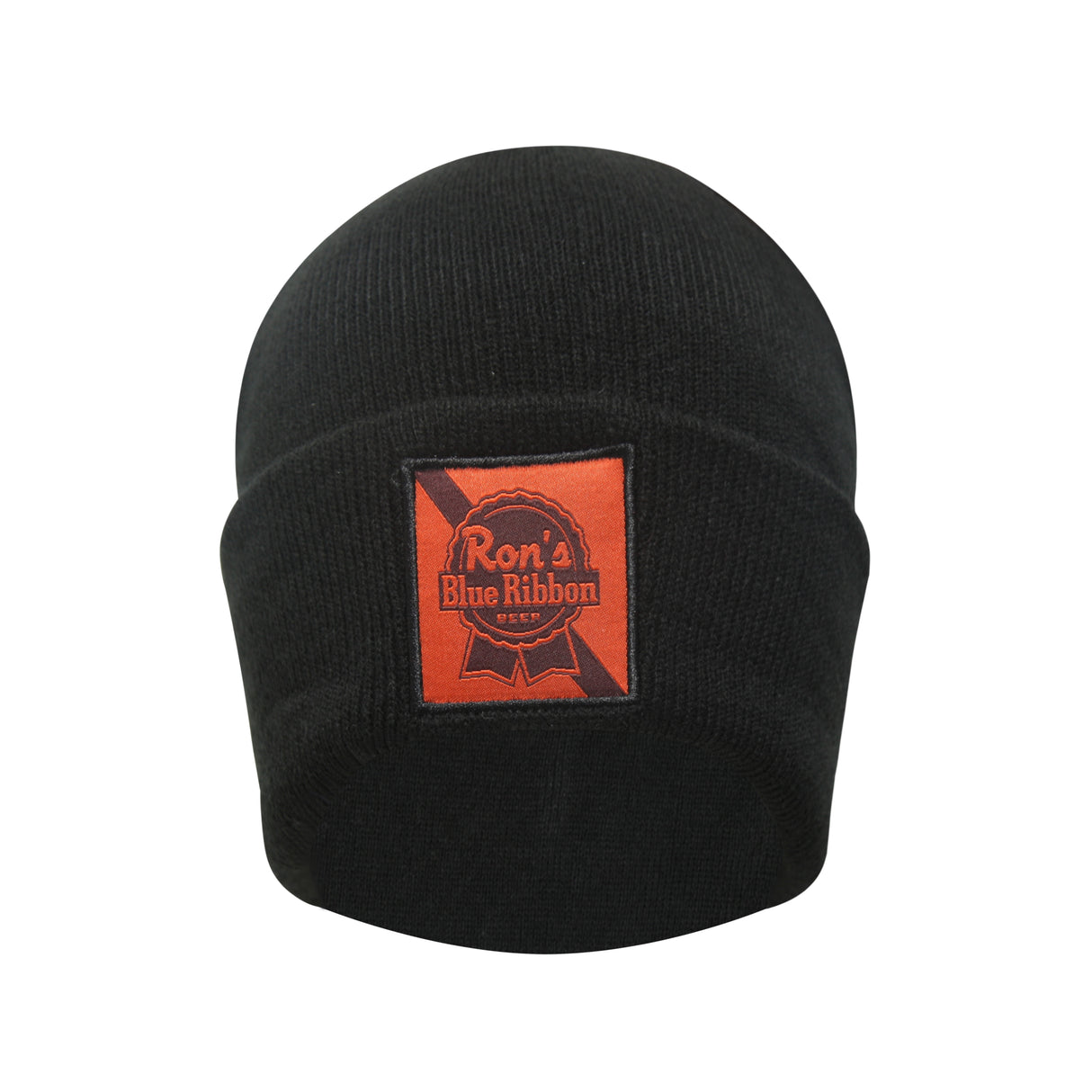Ron's Blue Ribbon Beer Black Beanie