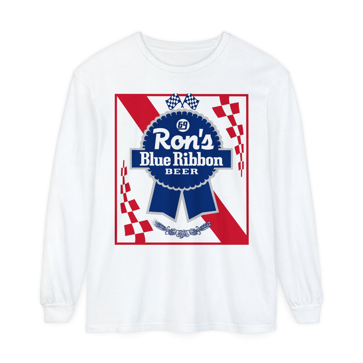 Ron's Blue Ribbon Long Sleeve Shirt