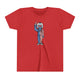 Youth - Merica Character Shirt, Color: Heather Red, Size: S