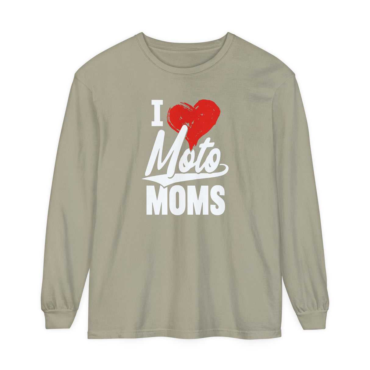 I Heart Moto Moms Long Sleeve