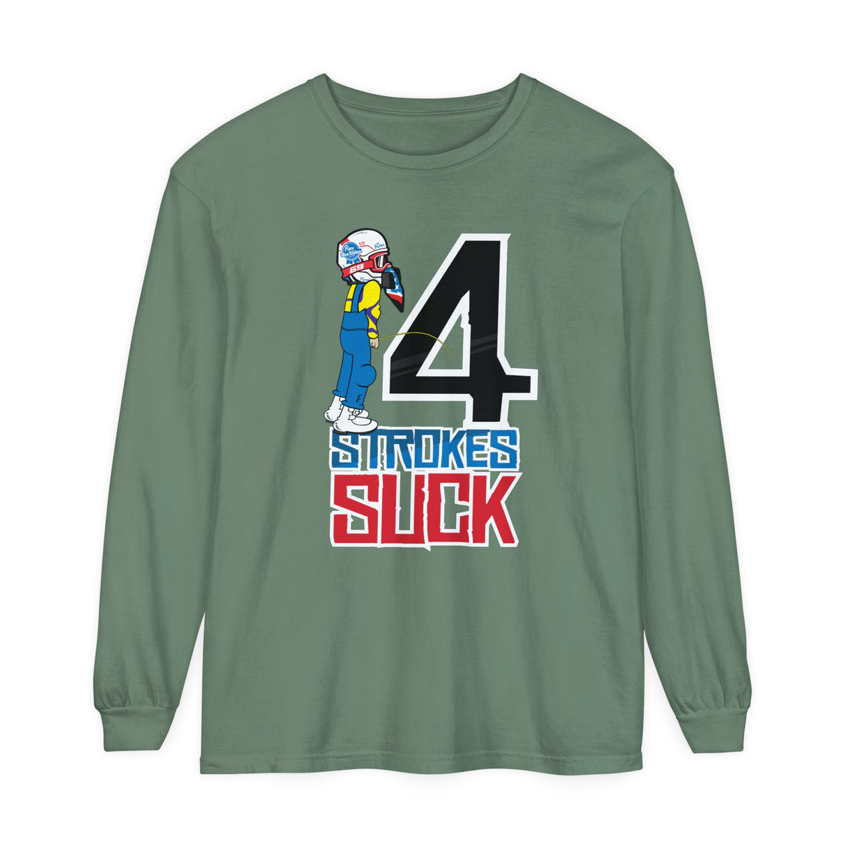 4-Strokes Suck Character Long Sleeve
